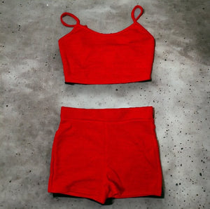 Cami Crop top & Shorts set