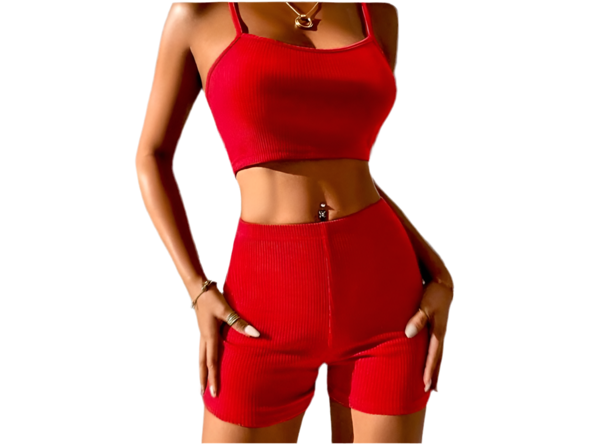 Cami Crop top & Shorts set