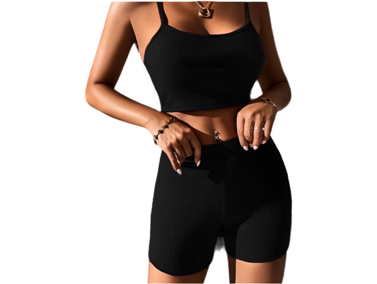Cami crop top & short set