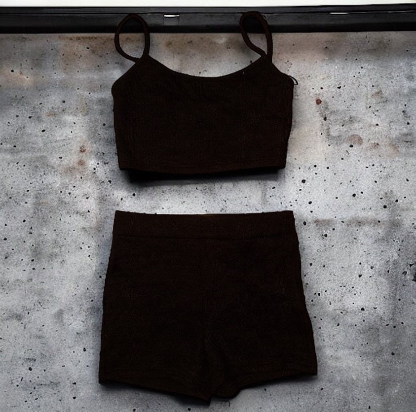 Cami crop top & short set