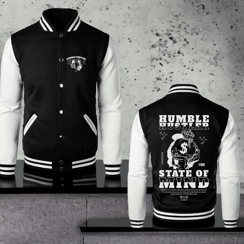 Black Humble Hustler State of Mind varsity