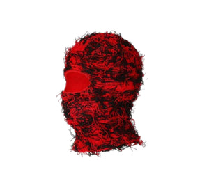 Red ski mask